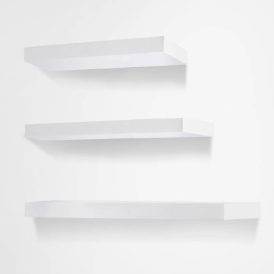 3 Piece Floating Honeycomb Board Wall Shelves 