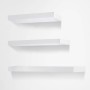 3 Piece Floating Honeycomb Board Wall Shelves 