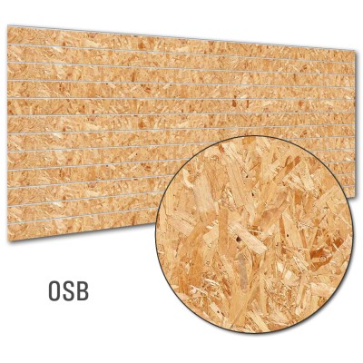 Slat Panel 1200x2400, 100mm OSB