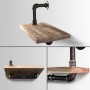 DIY Industrial Pipe Shelves Set of 2