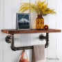 DIY Industrial Pipe Shelf