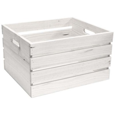 Wooden crate Large with handles