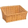 Grocery Display  Wicker Basket Slant Large