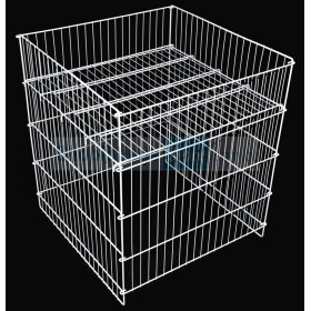 Collapsible Dump Bin Large White