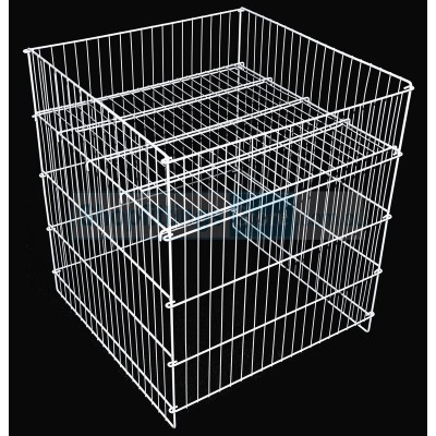 Collapsible Dump Bin Large White