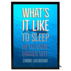 Light Box Sign Holder for Metal Gondolas