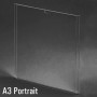 A3 Portrait Acrylic Display Sleeve Sign Holder