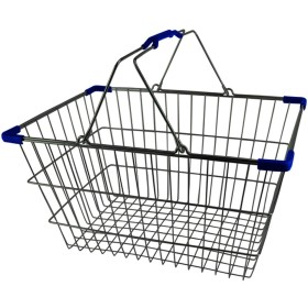 Wire Shopping Basket 28L Chrome Plated