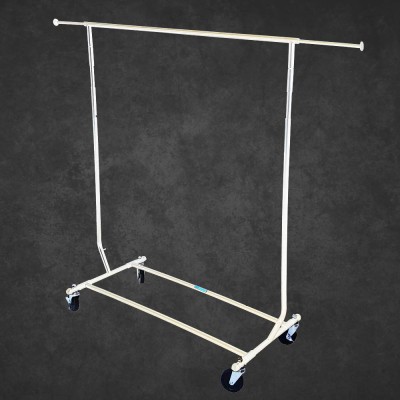 Salesman Clothes Rack Chrome