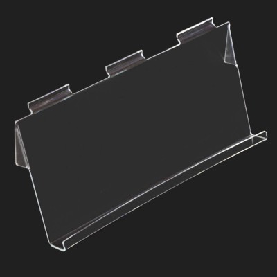 Angled Slatwall Acrylic Shelf 59cm