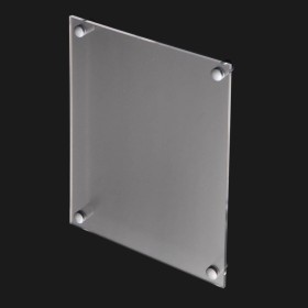 Wall Mount Acrylic Sign Holder with Standoffs A3