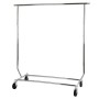 Salesman Clothes Rack Chrome