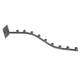 Lingerie Wall Waterfall Arm 9 Ball Chrome