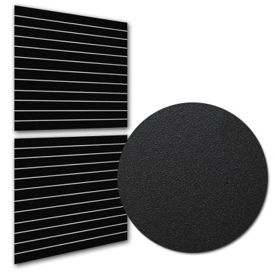 Slat Panel1200x1200 Black, PAIR