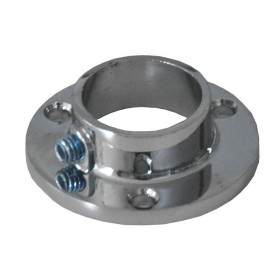 Flange for Round Tube 25mm Small Chrome