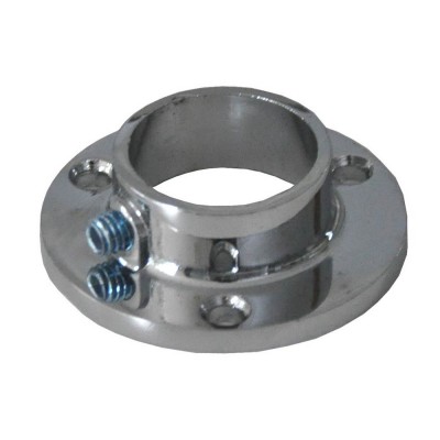 Flange for Round Tube 25mm Small Chrome
