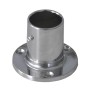 Flange for Round Tube 25mm Large Chrome