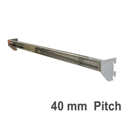Wall Strip Cross Bar Chrome 40mm pitch