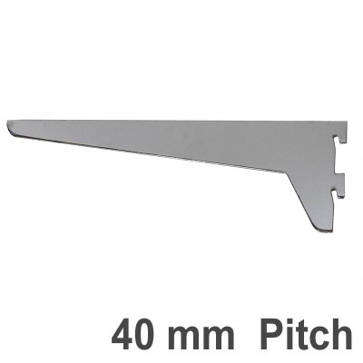 Wall Strip Shelf Bracket 40mm pitch