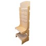 Dash Wall Slotted Display Stand with 2 Shelves OCEAN