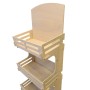 Wooden Shelf Display MARKET