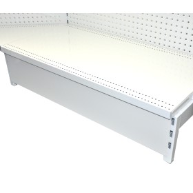 Gondola Shelving Front Kick Plate white
