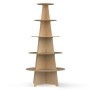 Timber Shelving Display TREE 5 Tier 