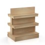 Timber Shelving Gondola WATERFALL 
