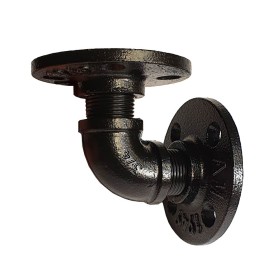 Shelf Bracket 95mm Wall Mount - Mario - Black