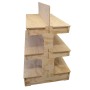 Timber Shelving Gondola WATERFALL