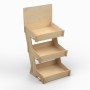 Timber Counter Display JAZZ 3 Tier
