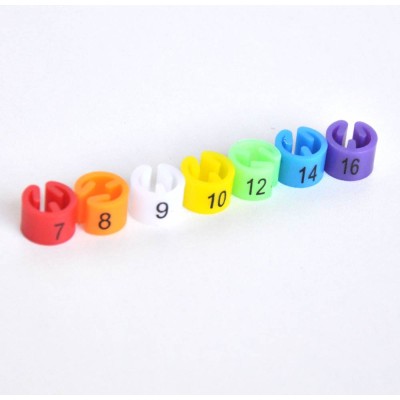 Size Marker for Hangers, Set 4 (7,8,9,10,12,14,16)