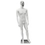 Premium Male Mannequin M22 White - Chrome Face