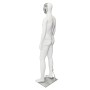 Premium Male Mannequin M22 White - Chrome Face