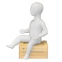 Premium Child Plastic Sitting Mannequin 1yr