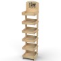 6-Tier Rustic Wooden Display COUNTRY 6