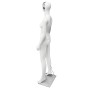 Premium Female Mannequin F48 White Chrome Face