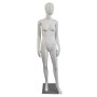 Premium Female Mannequin F19 Gloss White - EGG Face