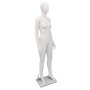 Premium Female Mannequin F48 White - EGG Face