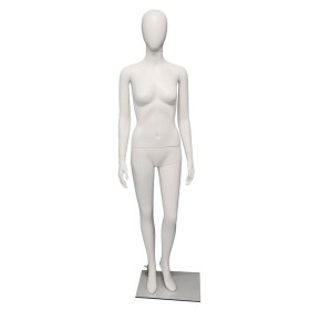 Premium Female Mannequin F49 White - EGG Face
