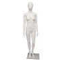 Premium Female Mannequin F49 White - EGG Face