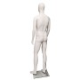 Premium Male Mannequin M22 White Matt - Egg Face
