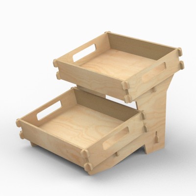 Wooden Counter Display WOODY 2