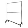 Commercial Clothing Rack Double Bar Z Base Heavy Duty