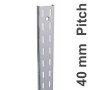 Wall Strip 40mm Pitch Double 1800mm