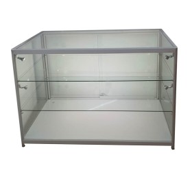 Display Counter Glass Framed with Lights