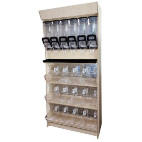 Bulk Bin Timber display stand